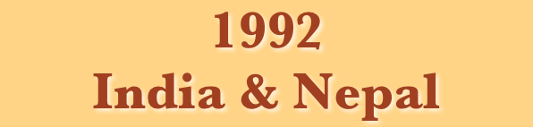 1992 
India & Nepal